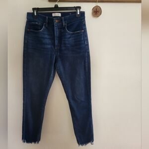 LOFT Dark Blue Skinny Jeans